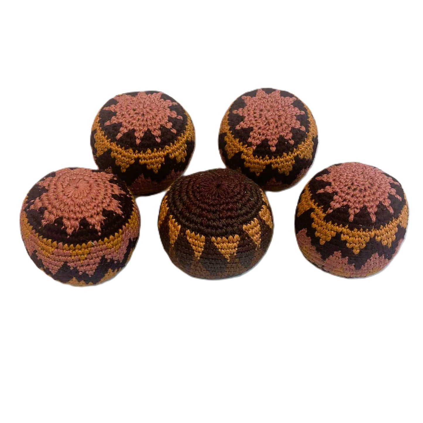 Hacky Sacks - Juggling Balls: Chocolate Zig Zag