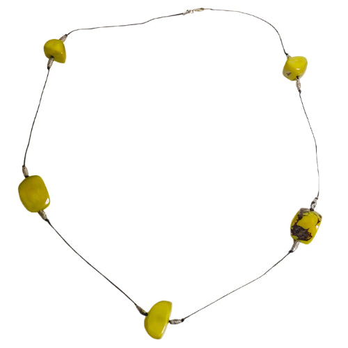 Artisan-Made Tagua Nut Necklace - One-of-a-Kind Eco Jewelry