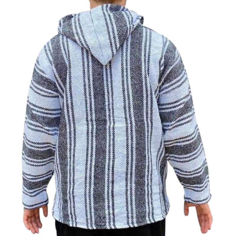 Baja Hooded Jacket: Light Blue - Baja Hoodie