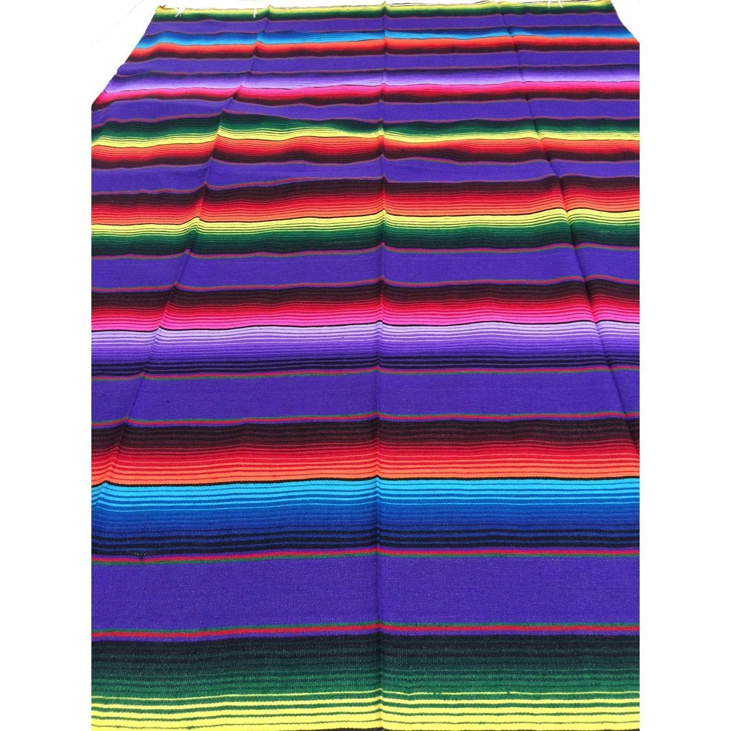 Purple Mexican Sarape Blanket - Colours of Mexico