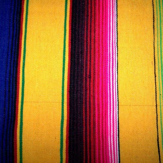 Yellow Mexican Sarape Blanket - Colours of Mexico