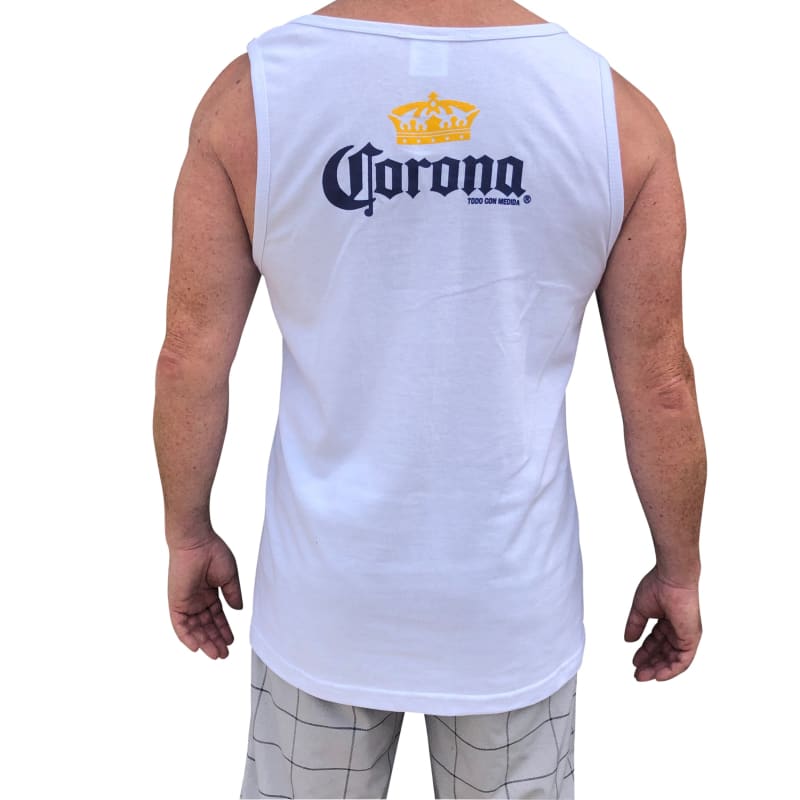 Cerveza Corona Men’s white Singlet Tank - T-Shirts