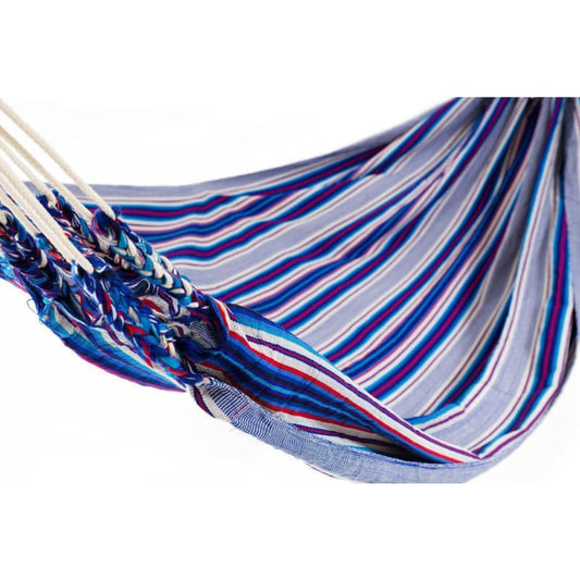 Ecuador Hammock Cotton Blue Multicoloured-Ecuador Hammocks-Hammock Heaven
