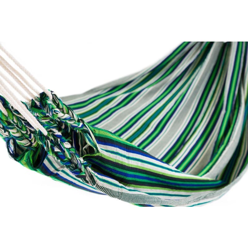 Ecuador Hammock Cotton Green Multicoloured-Ecuador Hammocks-Hammock Heaven