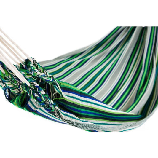 Ecuador Hammock Cotton Green Multicoloured-Ecuador Hammocks-Hammock Heaven