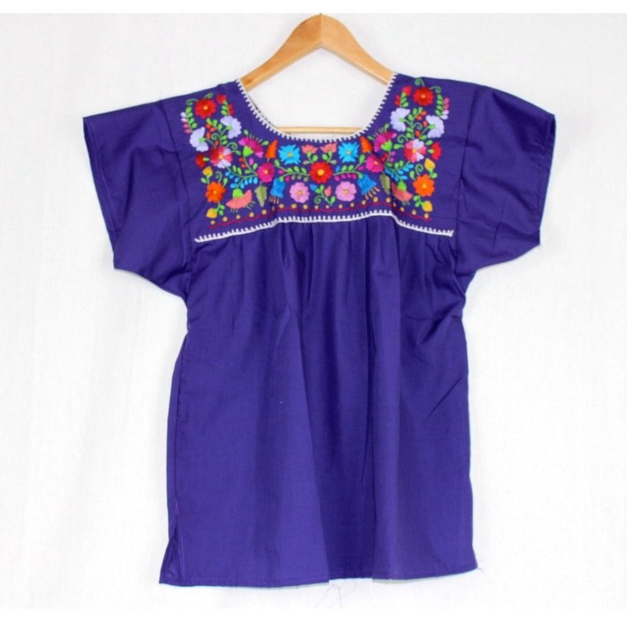 Purple peasant blouse outlet