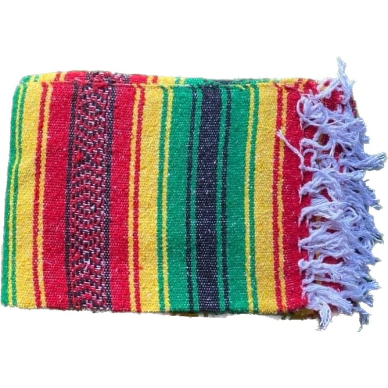 Mexican Western Yoga Falsa Blanket Rasta - yoga blanket