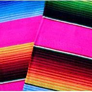Pink Mexican Sarape Blanket - Colours of Mexico