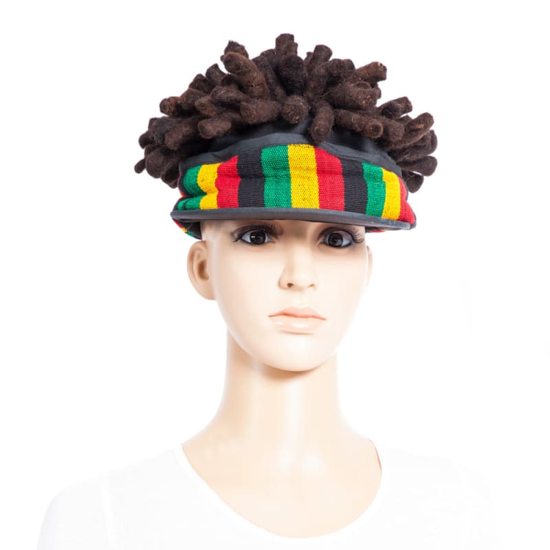 Rasta Short Dreadlocks Cap Hat - hat