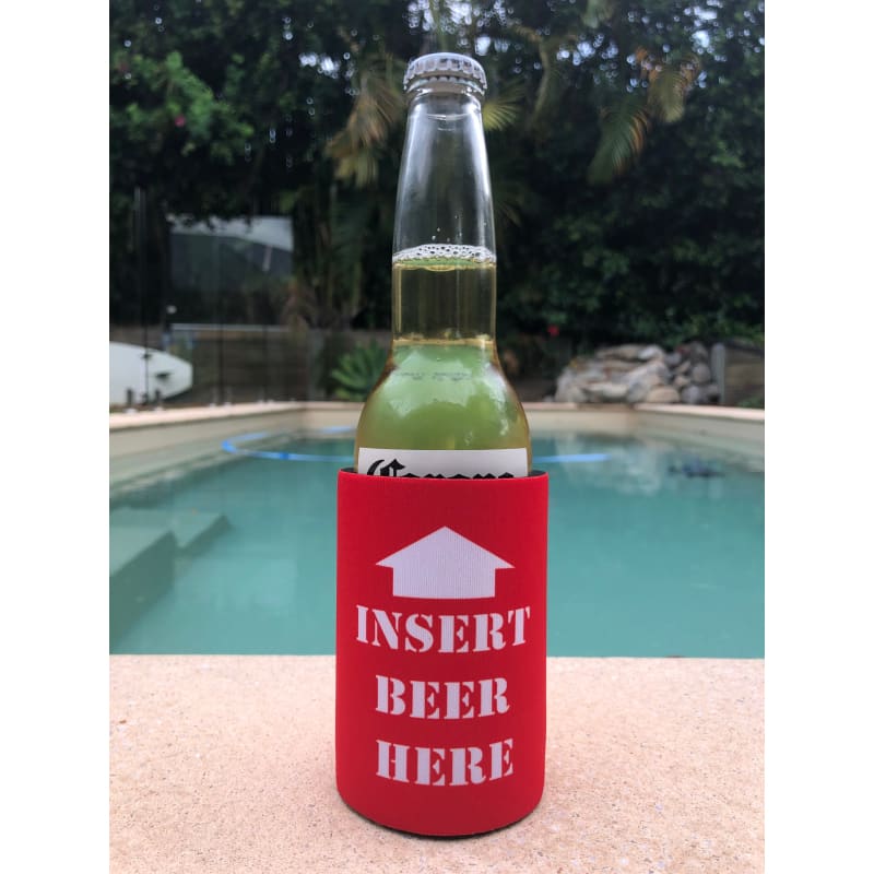 Stubby Holder to Keep Cold Can Insert Beer Here - Stubby