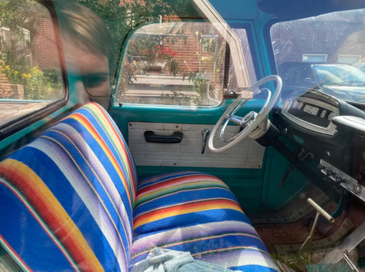 Enhance Your Ride with a Mexican Blanket: The Perfect Addition to Your Car, Hot Rod, or Classic Vehicle - by Colours of Mexico