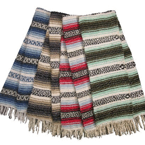 Mexican Yoga Western Blankets