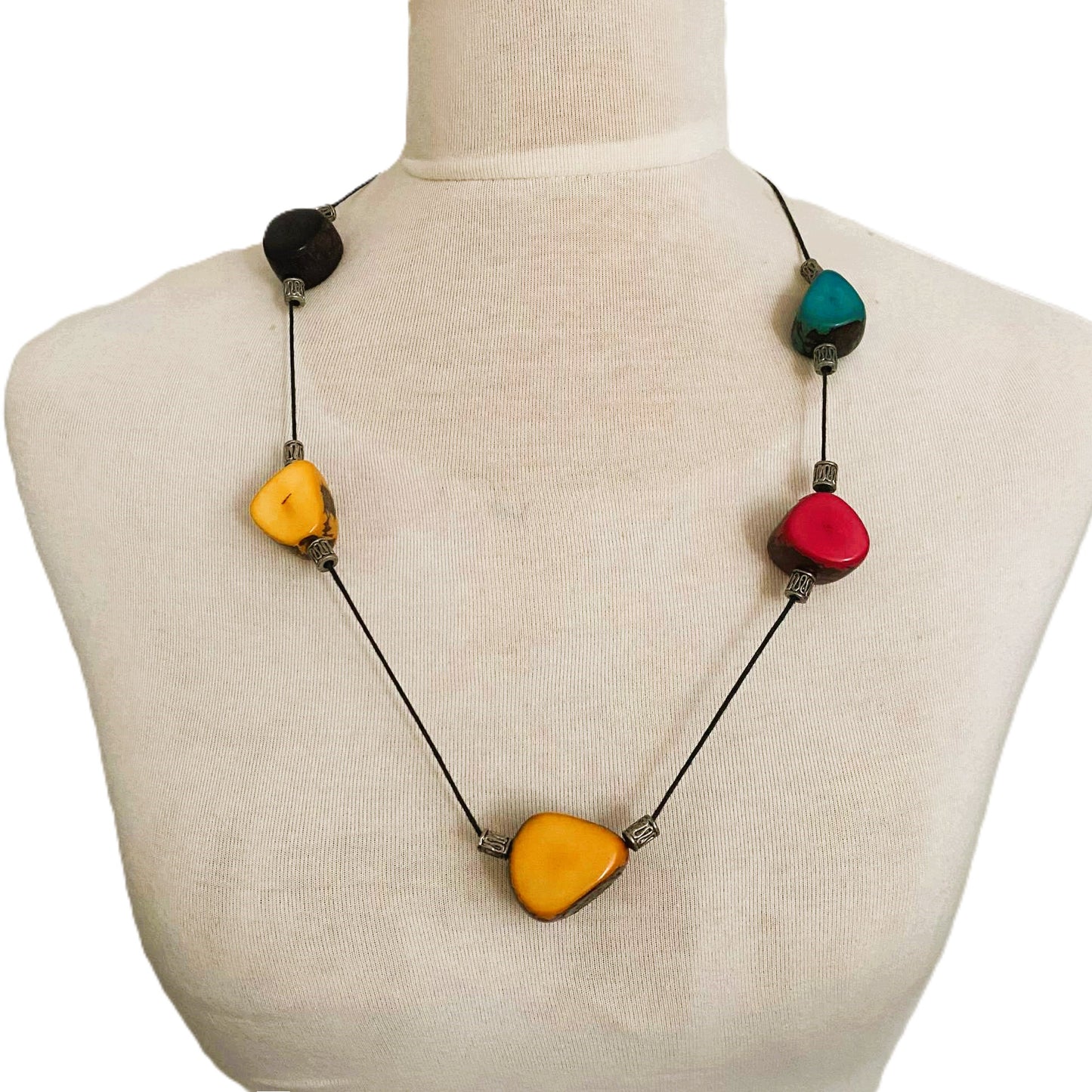 Artisan-Made Tagua Nut Necklace - One-of-a-Kind Eco Jewelry
