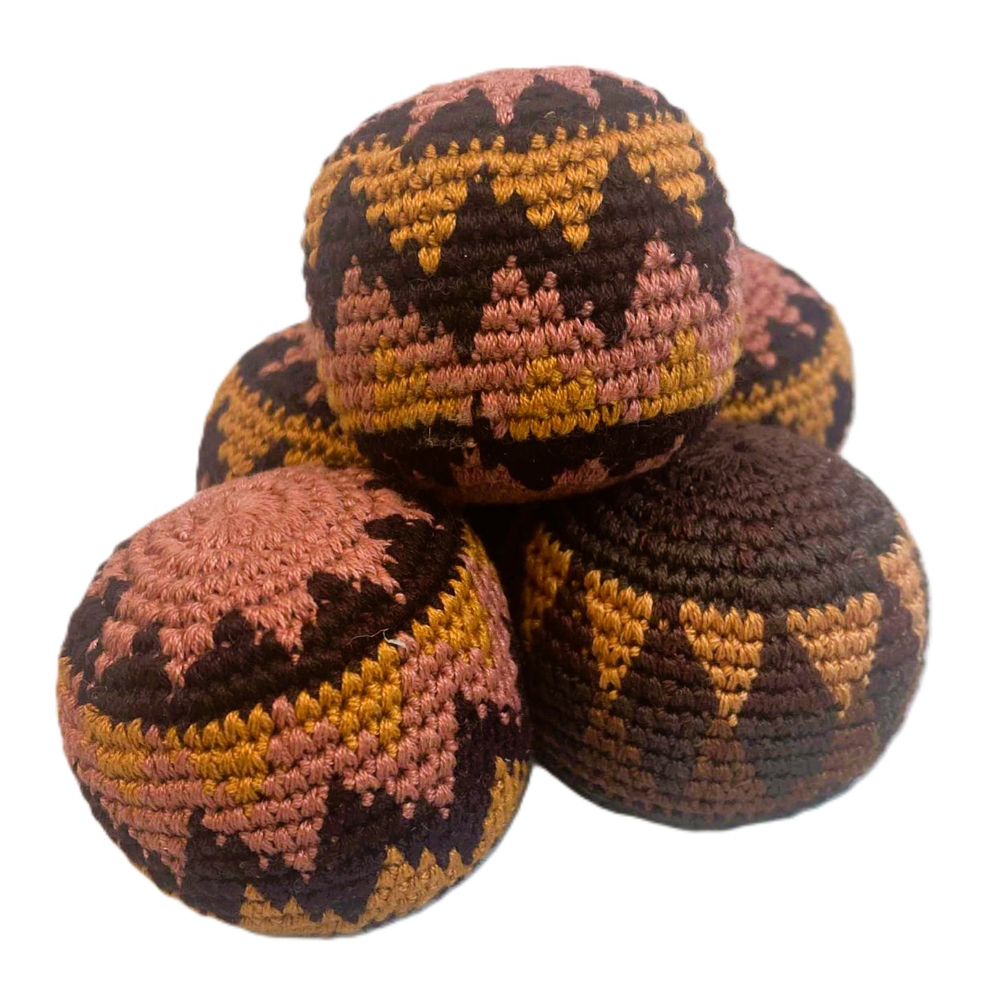 Hacky Sacks - Juggling Balls: Chocolate Zig Zag