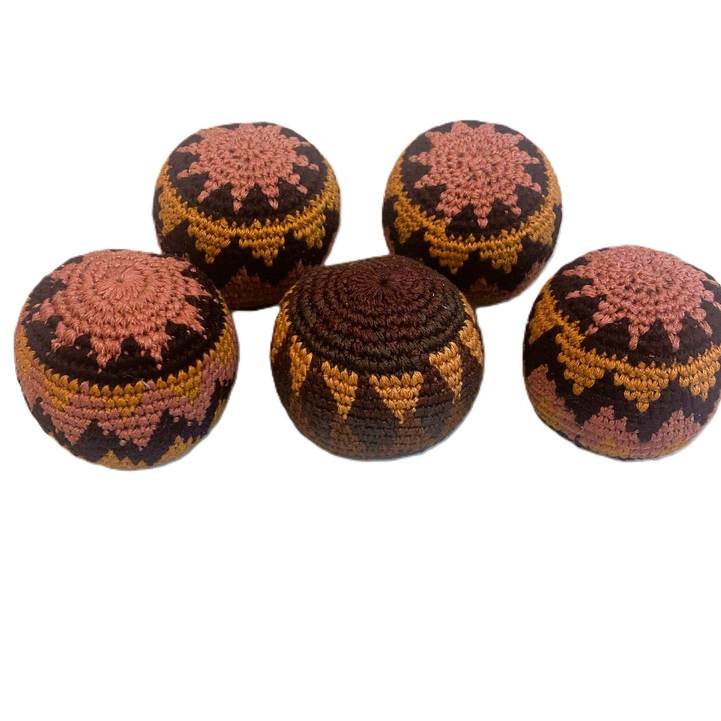Hacky Sacks - Juggling Balls: Chocolate Zig Zag