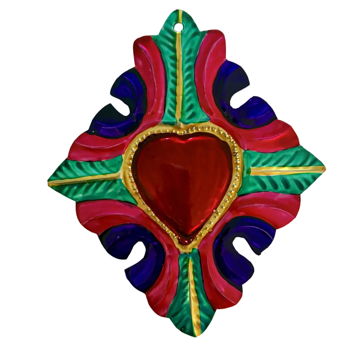 Mexican Tin Hearts - Design 4