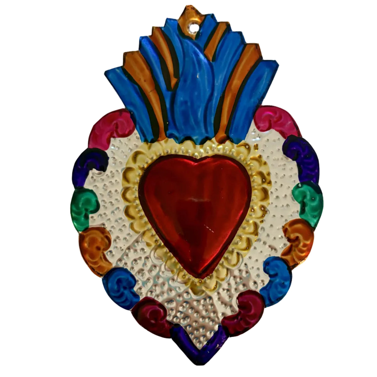 Mexican Tin Hearts - Design 6