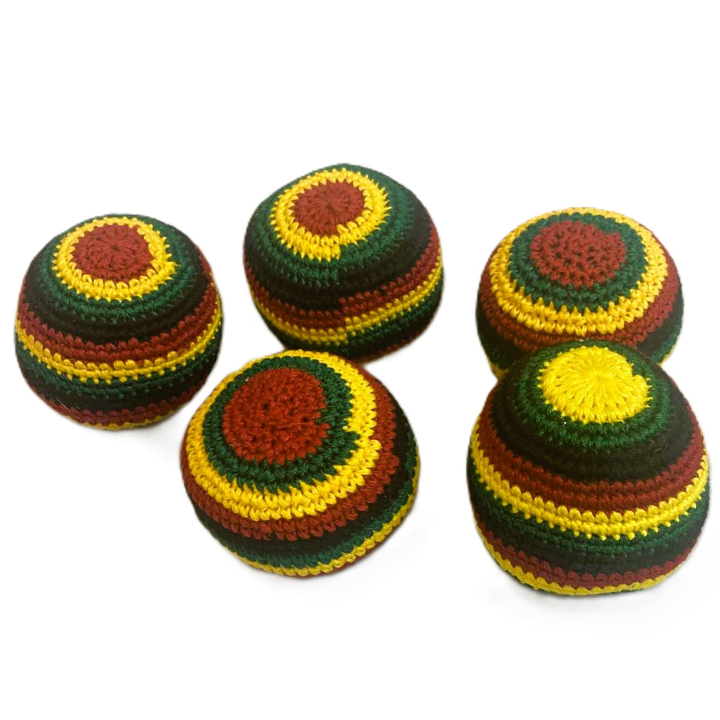 Hacky Sacks - Juggling Balls: Rasta Striped