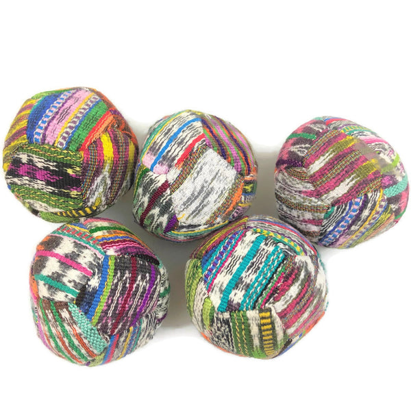 Hacky Sacks - Juggling Balls: Footbag Hippy Light Coloured - Colours of Mexico