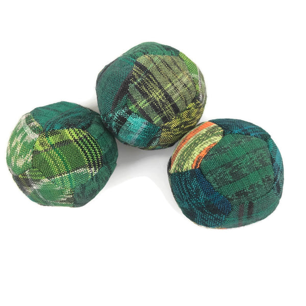 Hacky Sacks - Juggling Balls: Footbag Hippy Green Coloured - Colours of Mexico