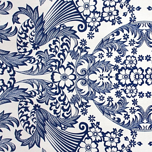 Mexican Oilcloth Fabric Blue Eden - Colours of Mexico
