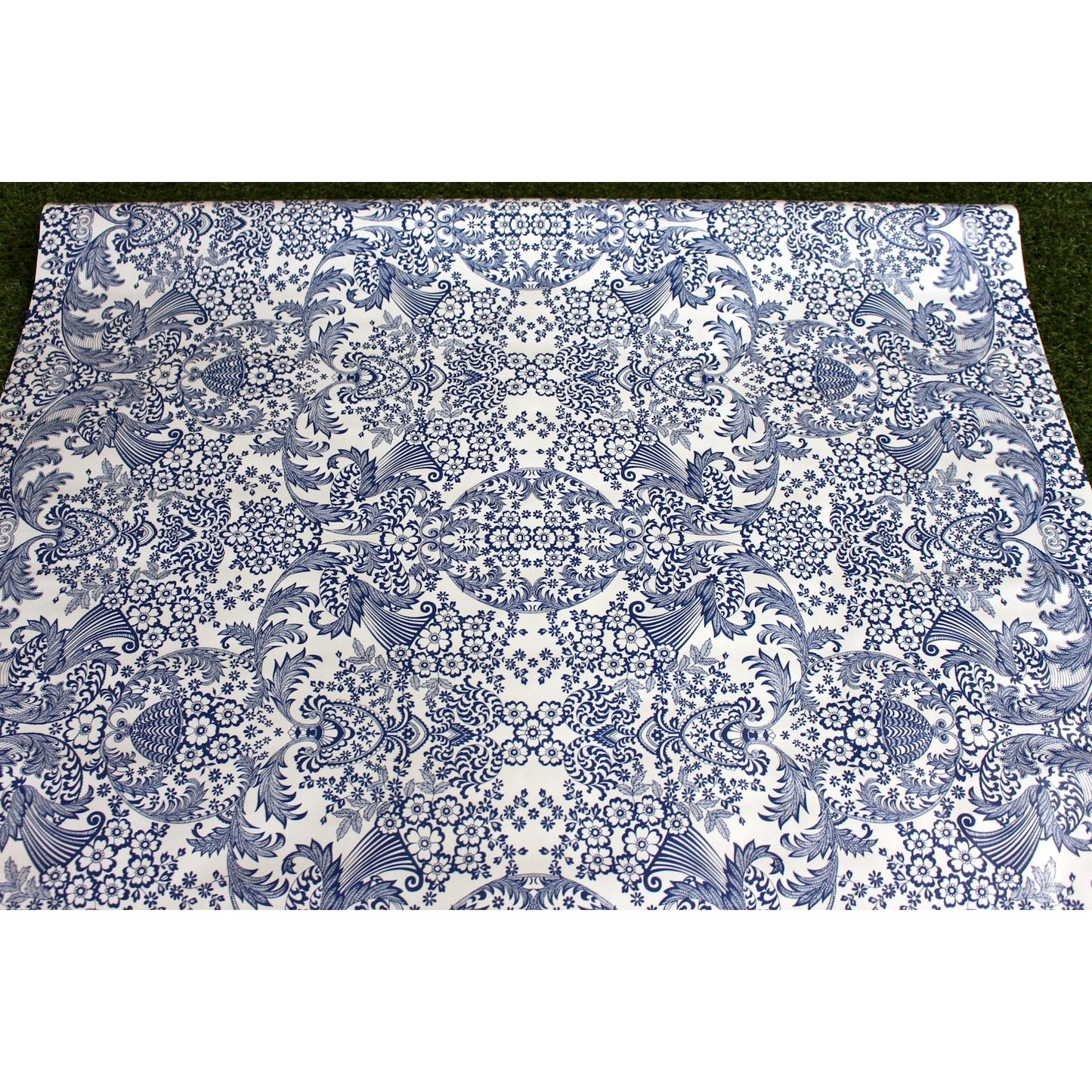 Mexican Oilcloth Fabric Blue Eden - Colours of Mexico