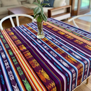 Copy of Otavalo Inca Tablecloth - Purple- 1.60 m x 1.20 m -
