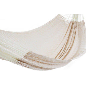 Deluxe Thick Weaved Mexican Hammock Cotton Off white-Mexican Hammock-Hammock Heaven