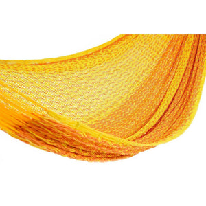 Deluxe Thick Weaved Mexican Hammock Cotton Orange & Yellow-Mexican Hammock-Hammock Heaven