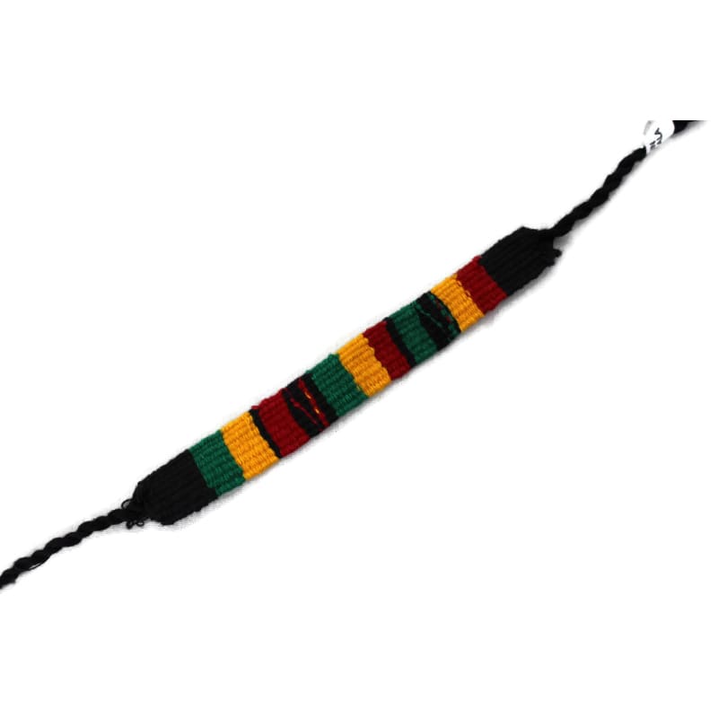 Friendship Cotton Bracelets - Rasta Theme - bracelets