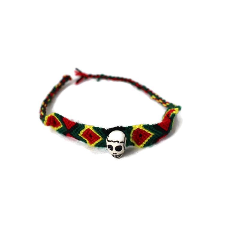 Friendship Cotton Bracelets - Rasta Theme - bracelets