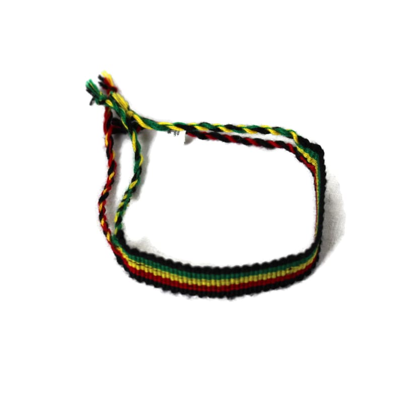 Friendship Cotton Bracelets - Rasta Theme - bracelets