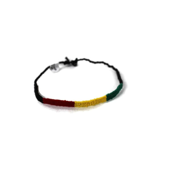 Friendship Cotton Bracelets - Rasta Theme - bracelets