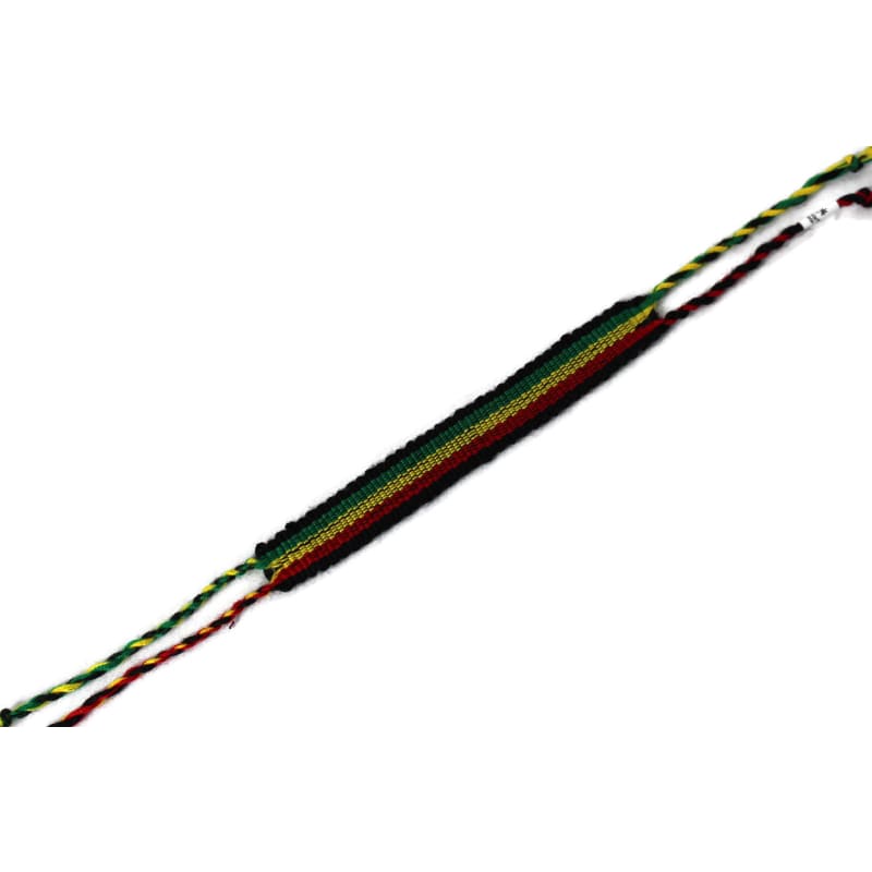 Friendship Cotton Bracelets - Rasta Theme - Wide - bracelets