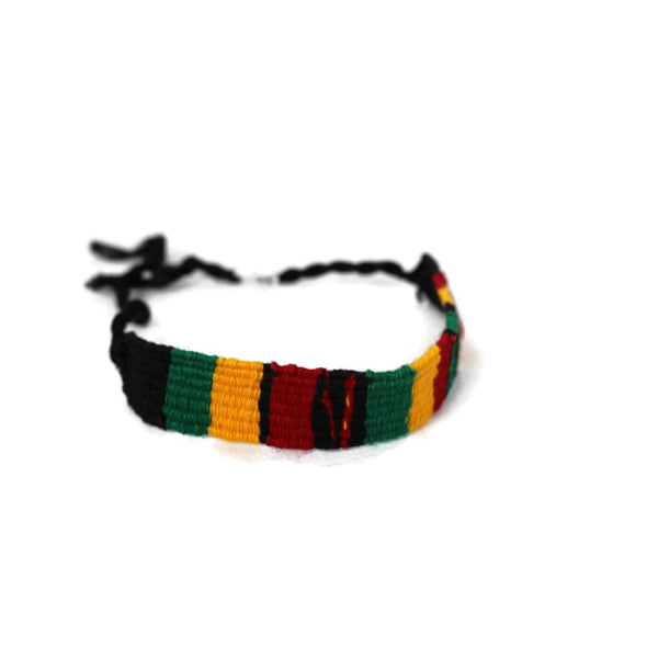 Friendship Cotton Bracelets - Rasta Theme - bracelets