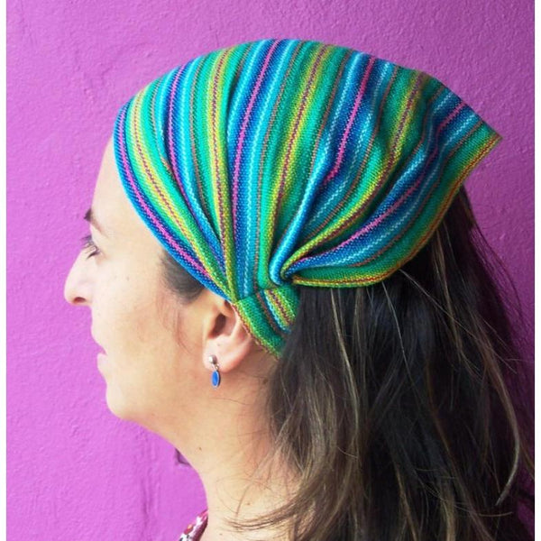 Handwoven Hairband Made in Ecuador - Colours of Mexico