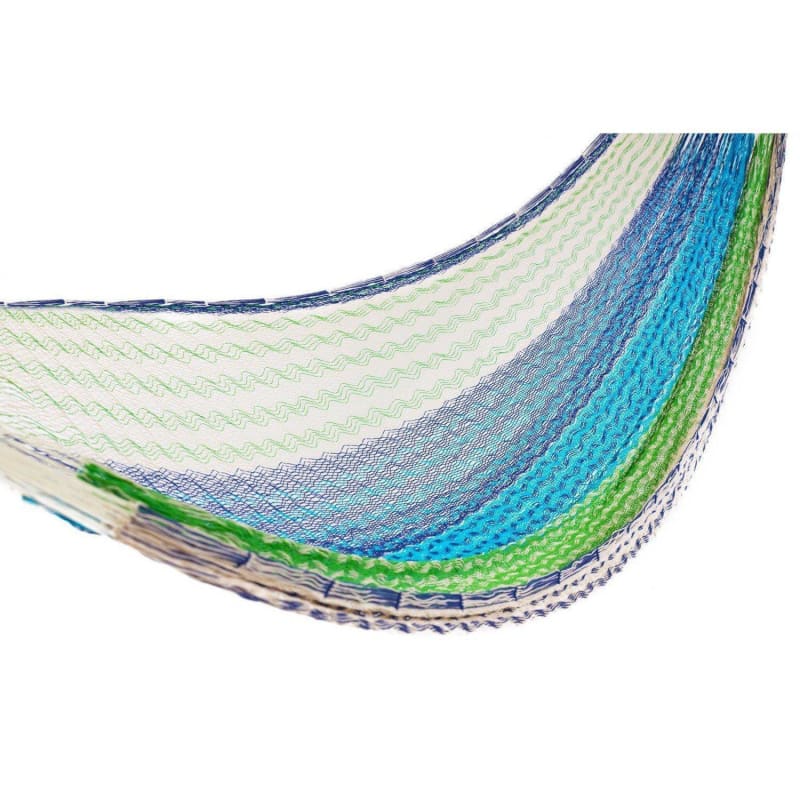 Mexican Hammock Traditional Navy Blue, & White Green-Mexican Hammock-Hammock Heaven