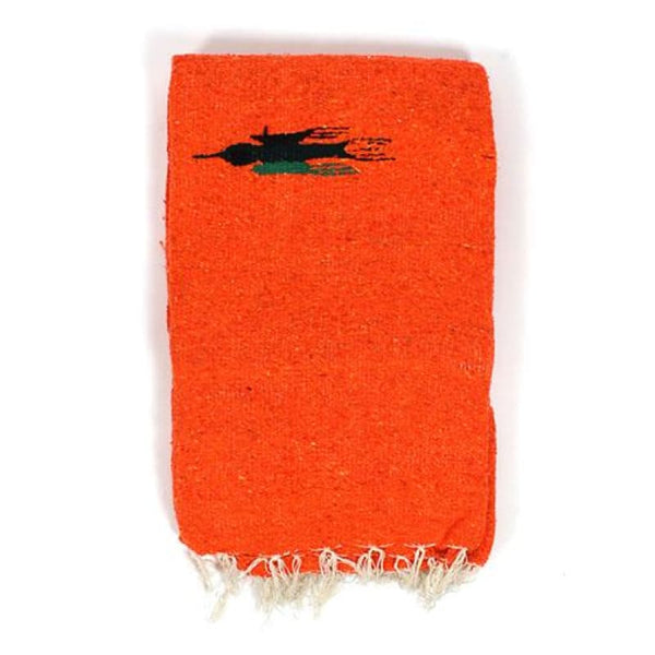 Mexican Yoga Rug: Thunderbird Orange - Colours of Mexico
