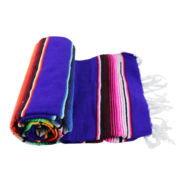 Purple Mexican Sarape Blanket - Colours of Mexico